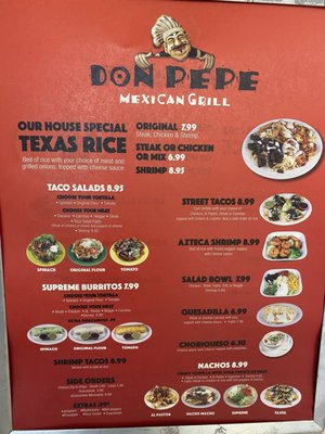Menu photo 1 Don Pepe Mexican Grill Augusta, GA Menu photo 1 Don Pepe Mexican Grill Augusta, GA