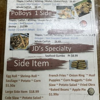 J&D Seafood - Menu - Seafood Near Me - Montgomery, Alabama J&D Seafood - Menu - Seafood Near Me - Montgomery, Alabama