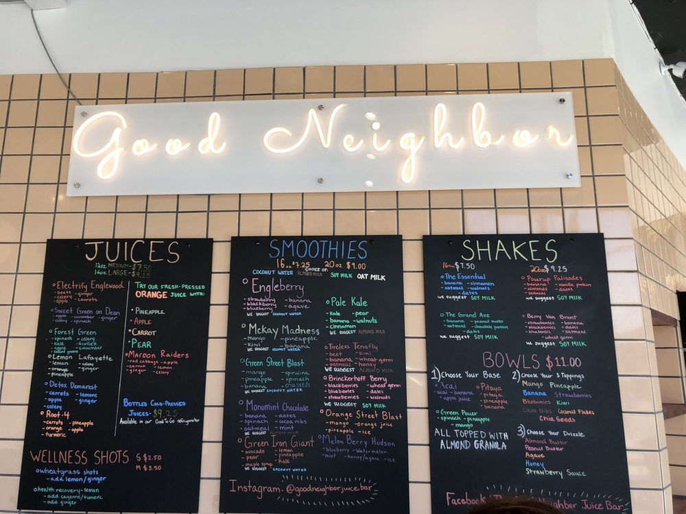 THE GOOD NEIGHBOR JUICE BAR 18 Photos & 19 Reviews Juice Bars