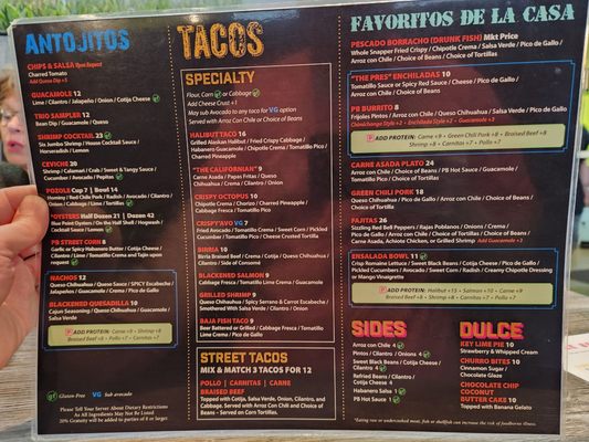 Menu photo 1 Pescado Borracho Gilbert, AZ