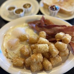 Chelly's Cafe - Two eggs any style with tator tots