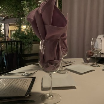 Lavender Bistro - Nice lavender napkins - New American Near Me - La Quinta, California