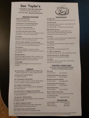 Menu photo 1 Doc Taylor's Virginia Beach, VA