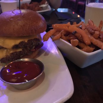 Theory - Burger Sweet Potato Fries - Sports Bars Near Me - Chicago, Illinois