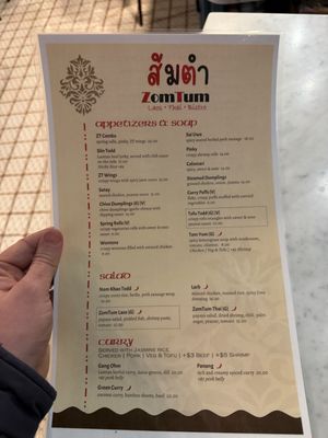 Menu photo 3 Zom Tum Washington, DC, DC