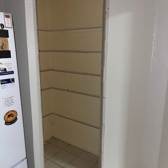 Spindler Construction - pantry before with partial wall that had to be removed - General Contractors Near Me - Austin, Texas