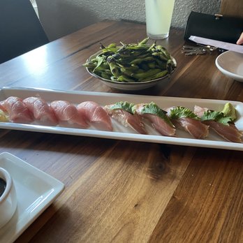 Cocoro Bistro - Toro, Negi Toro Maki and grilled edemamme. Perfect Happy Hour treat. - Sushi Bars Near Me - Stockton, California Cocoro Bistro - Toro, Negi Toro Maki and grilled edemamme. Perfect Happy Hour treat. - Sushi Bars Near Me - Stockton, California