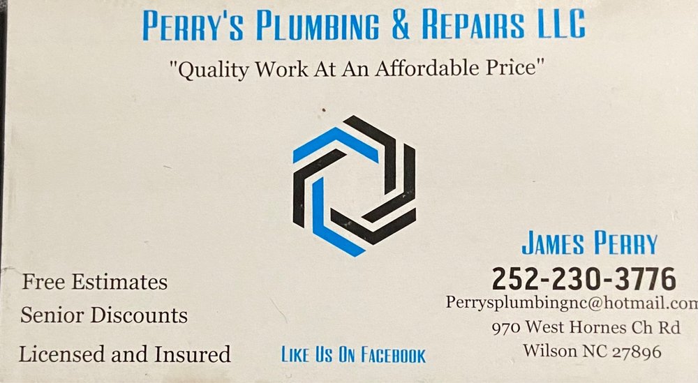 Slide of Perry's Plumbing & Repairs
