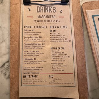 Rocket Taco - Drink menu - Tacos Near Me - Seattle, Washington Rocket Taco - Drink menu - Tacos Near Me - Seattle, Washington