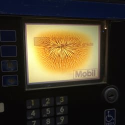 Mobil Gas - The screens on the pumps facing the sun are all burned, and have been for months. No one cares.