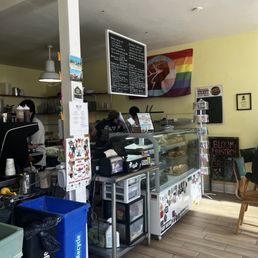 Interior facing main counter Interior facing main counter