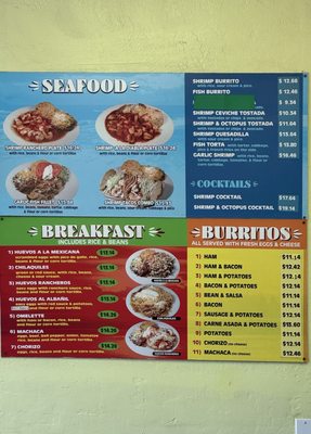 Menu photo 2 Sarai's Taco Shop Chula Vista, CA