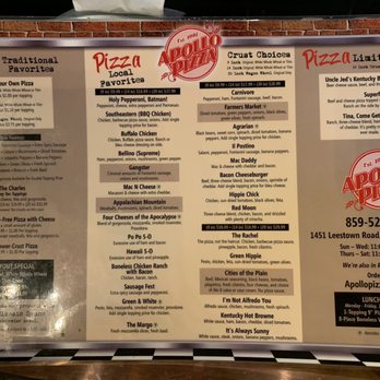 Apollo Pizza - Pizza Near Me - Lexington, Kentucky Apollo Pizza - Pizza Near Me - Lexington, Kentucky