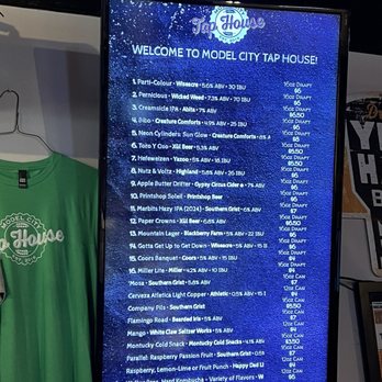 Model City Tap House - Large menu. - Bars Near Me - Kingsport, Tennessee Model City Tap House - Large menu. - Bars Near Me - Kingsport, Tennessee