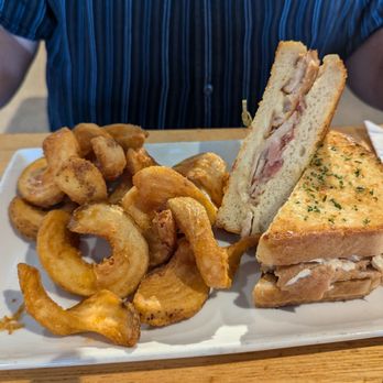 The Highway Brewing Company - Turkey sandwich and fries - Breweries Near Me - West Branch, Michigan