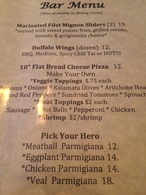 Menu photo 7 Villa Paul Restaurant Hampton Bays, NY
