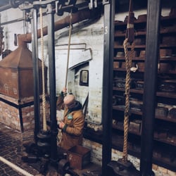 Coffin Works - Showing us how they stamp metal