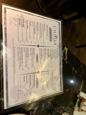 Menu photo 6 CHADA West Village, NY Menu photo 6 CHADA West Village, NY