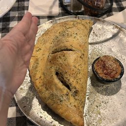 Giant calzone. Giant calzone.