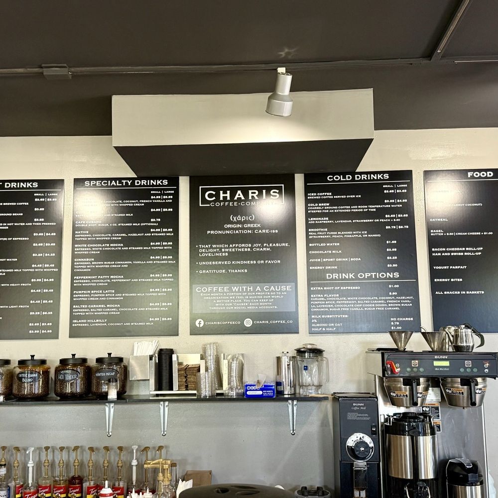 Charis Coffee - Menu - Coffee & Tea Near Me - Manteo, North Carolina