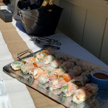 Preferred Sonoma Caterers - Shrimp Avocado Mango Fresh Roll - Party & Event Planning Near Me - Petaluma, California Preferred Sonoma Caterers - Shrimp Avocado Mango Fresh Roll - Party & Event Planning Near Me - Petaluma, California