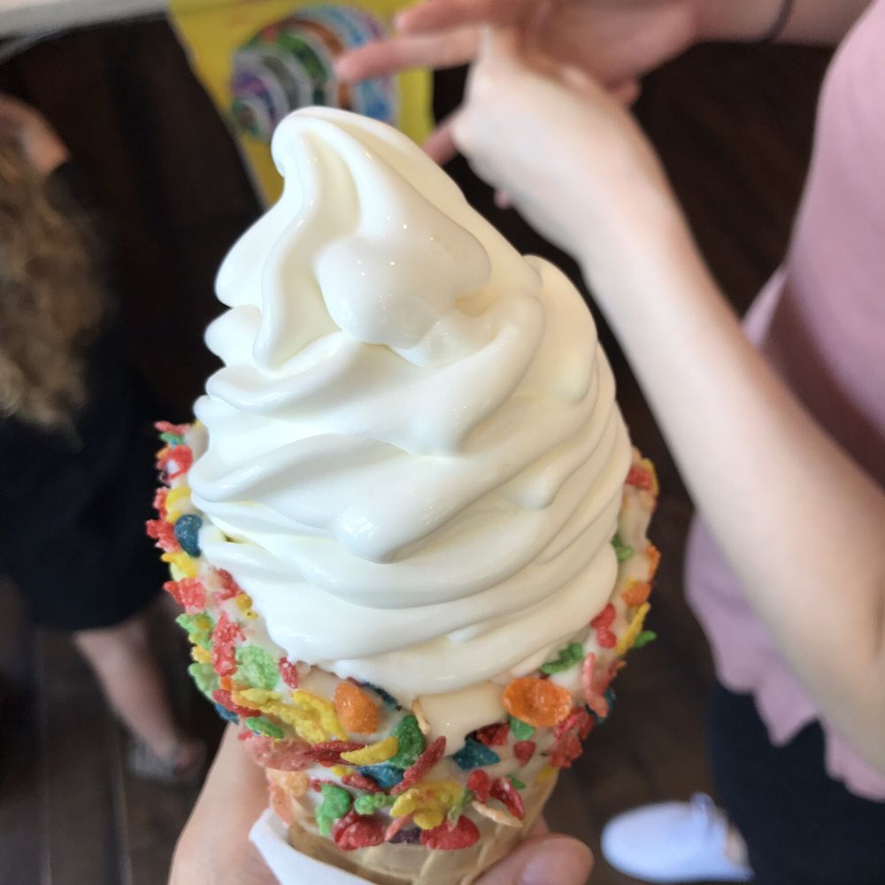 Bmore Licks - vanilla softserve with cereal topping waffle cone - Ice Cream & Frozen Yogurt Near Me - Baltimore, Maryland Bmore Licks - vanilla softserve with cereal topping waffle cone - Ice Cream & Frozen Yogurt Near Me - Baltimore, Maryland