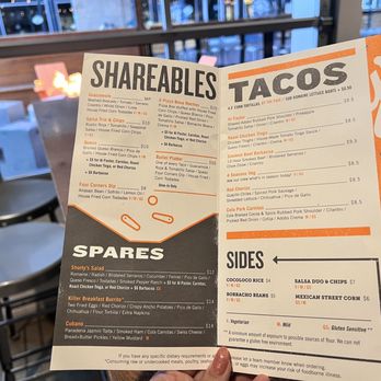 Shorty's - Menu 1 - Restaurants Near Me - Pittsburgh, Pennsylvania