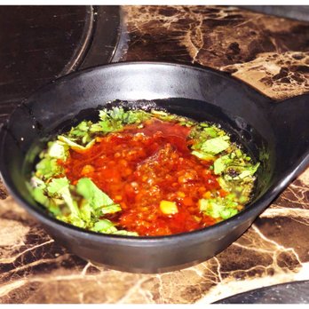 Sichuan Legend - 04/08/2018: Sauces before mixing - Hot Pot Near Me - Fairfax, Virginia Sichuan Legend - 04/08/2018: Sauces before mixing - Hot Pot Near Me - Fairfax, Virginia