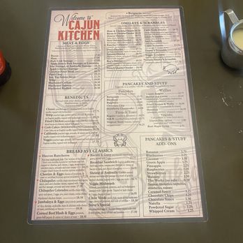 Cajun Kitchen Cafe - Menu - Breakfast & Brunch Near Me - Goleta, California Cajun Kitchen Cafe - Menu - Breakfast & Brunch Near Me - Goleta, California