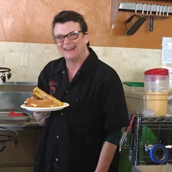 The Copper Q - Here's the happy cook delivering our Monte Cristo! - Bakeries Near Me - Big Bear Lake, California The Copper Q - Here's the happy cook delivering our Monte Cristo! - Bakeries Near Me - Big Bear Lake, California