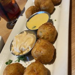 Fried Couscous Mac & Cheese Balls Fried Couscous Mac & Cheese Balls