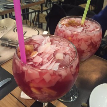 El Traga - Sangria with coconut flavoring only four euro - Tapas Bars Near Me - Seville, SE