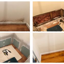 DeLong Painting and Property Maintenance - Mold issue. Before, during, and after