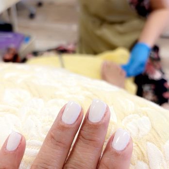 Luxury Nails & Spa Salon - Milky white gel cans very thorough pedicure - Nail Salons Near Me - Upland, California Luxury Nails & Spa Salon - Milky white gel cans very thorough pedicure - Nail Salons Near Me - Upland, California
