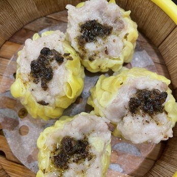 Chef Tony Dim Sum - Shrink and pork dumpling with black truffle - Dim Sum Near Me - Arcadia, California