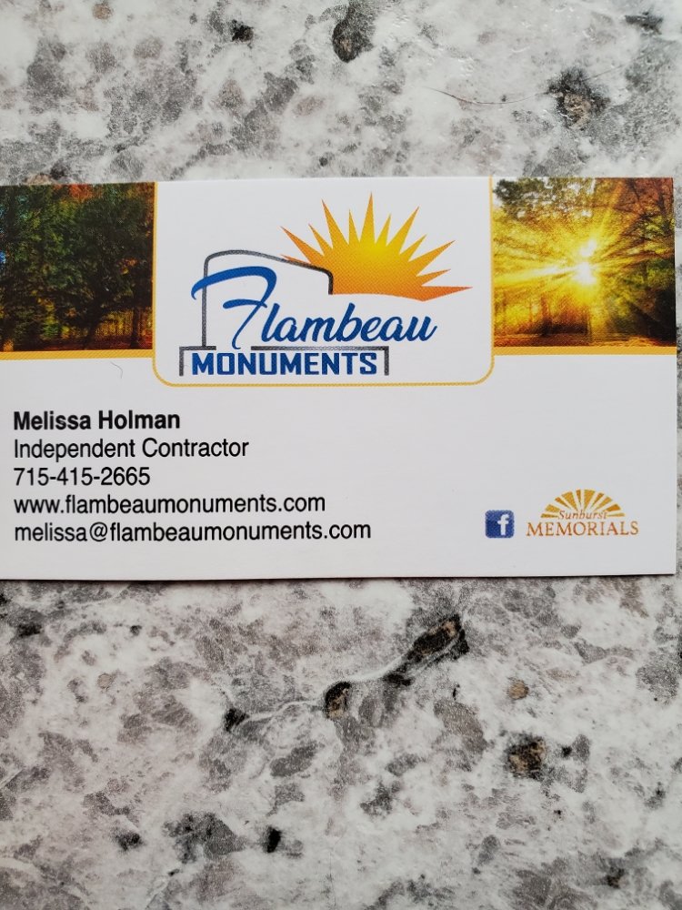 FLAMBEAU MONUMENTS Updated April 2024 Request Information 613