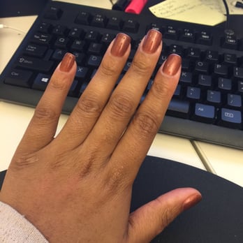Le's Nails & Waxing - Gel color: Brisbane Bronze (#22) - Nail Salons Near Me - Waltham, Massachusetts