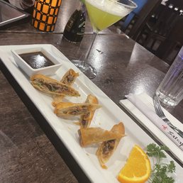 Crispy Duck Roll Geisha Martini Crispy Duck Roll Geisha Martini