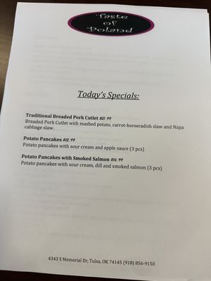 Menu photo 1 Taste of Poland Tulsa, OK Menu photo 1 Taste of Poland Tulsa, OK