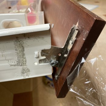 Kitchen Cabinets Repairs - The metal brackets on 5 drawers have begun to separate from the metal box/drawer! Can you fix this issue and approximate how much? - Furniture Reupholstery Near Me Kitchen Cabinets Repairs - The metal brackets on 5 drawers have begun to separate from the metal box/drawer! Can you fix this issue and approximate how much? - Furniture Reupholstery Near Me