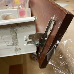 Kitchen Cabinets Repairs - The metal brackets on 5 drawers have begun to separate from the metal box/drawer! Can you fix this issue and approximate how much?