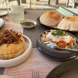 Sofra - Hummus and veggie dumplings