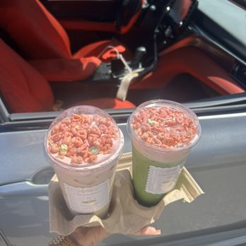 Little Whisk Sips - Strawberry lucky charms chai & matcha - Coffee & Tea Near Me - Los Angeles, California Little Whisk Sips - Strawberry lucky charms chai & matcha - Coffee & Tea Near Me - Los Angeles, California