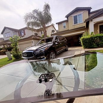 Rocklins UCD Auto Glass & Calibration - 2019 Infinti QX60 Windshield Replacement with ADAS Calibration - Auto Glass Services Near Me - Rocklin, California Rocklins UCD Auto Glass & Calibration - 2019 Infinti QX60 Windshield Replacement with ADAS Calibration - Auto Glass Services Near Me - Rocklin, California