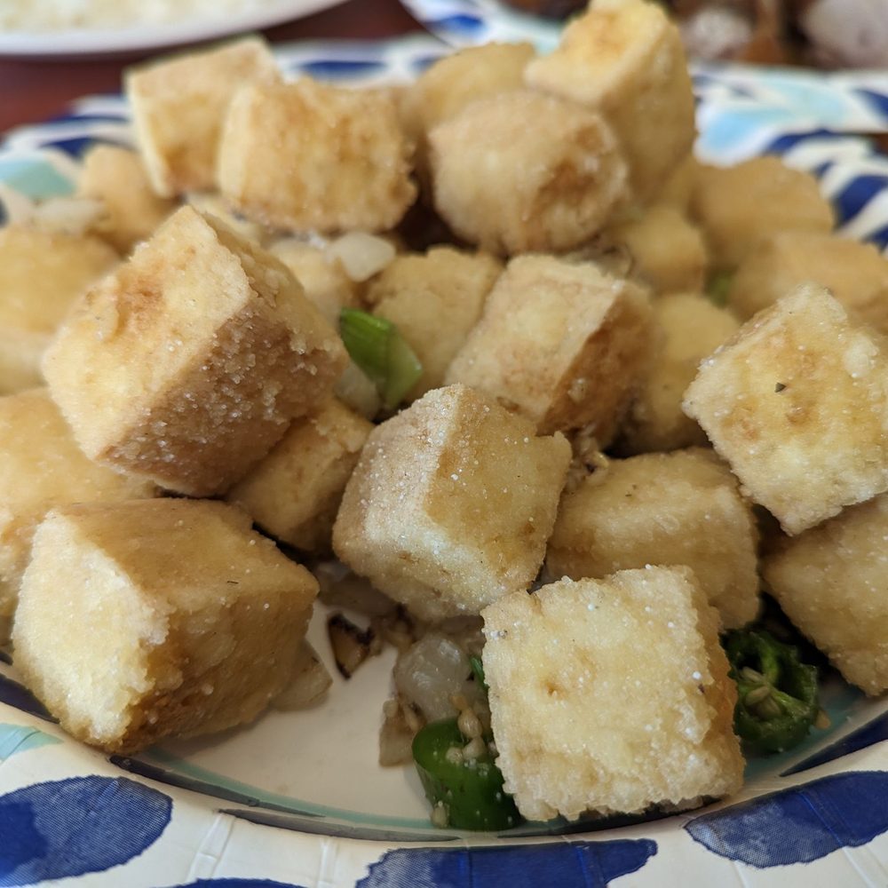 Uncle Henry - Salt & Pepper Crispy Tofu with scallions, minced garlic and jalapenos - Asian Fusion Near Me - Denver, Colorado