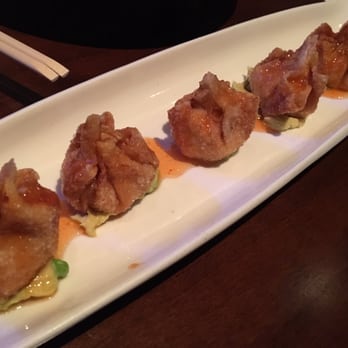 Hoshi Sushi & Hibachi - Spicy tuna gyoza - Japanese Near Me - Patchogue, New York Hoshi Sushi & Hibachi - Spicy tuna gyoza - Japanese Near Me - Patchogue, New York