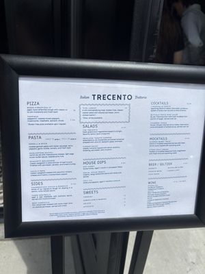Menu photo 5 Trecento Cincinnati, OH