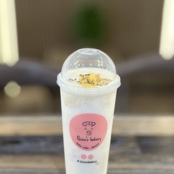 Quinn’s Bakery - MANGO STICKY RICE: mango slush + sticky rice cream + mango + black sesame | $8 - Cupcakes Near Me - Garden Grove, California Quinn’s Bakery - MANGO STICKY RICE: mango slush + sticky rice cream + mango + black sesame | $8 - Cupcakes Near Me - Garden Grove, California