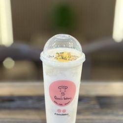 Quinn’s Bakery - MANGO STICKY RICE: mango slush + sticky rice cream + mango + black sesame | $8