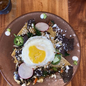 Xaman Cafe - Chilaquiles Verdes - Cafes Near Me - Dallas, Texas